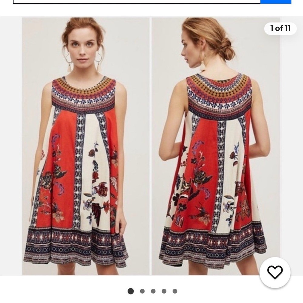 Anthropologie Maeve Swing Dress